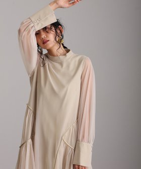 【プールヴー/PourVous】のチュールパイピングAラインドレス 人気、トレンドファッション・服の通販 founy(ファニー) ファッション Fashion レディースファッション WOMEN ワンピース Dress ドレス Party Dresses おすすめ Recommend オケージョン Occasion シンプル Simple セレモニー Ceremony チュール Tulle ドレス Dress ハイネック High Neck パイピング Piping フィット Fit エレガント 上品 Elegant 二次会 Wedding Party 結婚式 Wedding Ceremony |ID:prp329100004169017