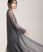 【プールヴー/PourVous】のチュールパイピングAラインドレス 人気、トレンドファッション・服の通販 founy(ファニー) ファッション Fashion レディースファッション WOMEN ワンピース Dress ドレス Party Dresses おすすめ Recommend オケージョン Occasion シンプル Simple セレモニー Ceremony チュール Tulle ドレス Dress ハイネック High Neck パイピング Piping フィット Fit エレガント 上品 Elegant 二次会 Wedding Party 結婚式 Wedding Ceremony thumbnail チャコール|ID: prp329100004169017 ipo3291000000028843965