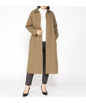 【クロコダイル/CROCODILE】のCROCODILE LADIES/ドットボタン ライト コート 人気、トレンドファッション・服の通販 founy(ファニー) ファッション Fashion レディースファッション WOMEN アウター Coat Outerwear コート Coats ドット Dot ロング Long 旅行 Travel |ID:prp329100004169021