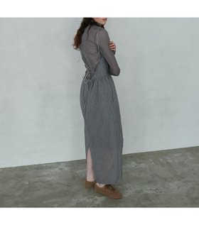 【ルシェル ブルー/LE CIEL BLEU】のホルターネックバレルジャカードドレス / Halterneck Barrel Jacquard Dress 人気、トレンドファッション・服の通販 founy(ファニー) ファッション Fashion レディースファッション WOMEN ワンピース Dress ドレス Party Dresses キャミワンピース Cami Dress ジャカード Jacquard スリット Slit |ID:prp329100004169080