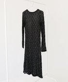 【その他のブランド/Other】のSHEER LACE LONG OP 人気、トレンドファッション・服の通販 founy(ファニー) ファッション Fashion レディースファッション WOMEN ワンピース Dress おすすめ Recommend レース Race ロング Long 再入荷 Restock/Back In Stock/Re Arrival 春 Spring thumbnail ブラック|ID: prp329100004169085 ipo3291000000028844372