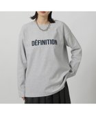 【ラコレ/LAKOLE】のフロッキーロゴスムース長袖T 人気、トレンドファッション・服の通販 founy(ファニー) ファッション Fashion レディースファッション WOMEN トップス・カットソー Tops/Tshirt インナー Inner カットソー Cut And Sew カーディガン Cardigan フロント Front リラックス Relax 長袖 Long Sleeve thumbnail グレー|ID: prp329100004169308 ipo3291000000028846407