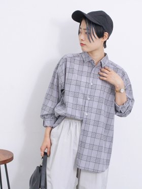 【サマンサモスモス/Samansa Mos2】の【イージーケア】リネン混シャツ 人気、トレンドファッション・服の通販 founy(ファニー) ファッション Fashion レディースファッション WOMEN トップス・カットソー Tops/Tshirt シャツ/ブラウス Shirts/Blouses シンプル Simple チェック Check リネン Linen 無地 Plain Color |ID:prp329100004169546