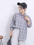 【サマンサモスモス/Samansa Mos2】の【イージーケア】リネン混シャツ 人気、トレンドファッション・服の通販 founy(ファニー) ファッション Fashion レディースファッション WOMEN トップス・カットソー Tops/Tshirt シャツ/ブラウス Shirts/Blouses シンプル Simple チェック Check リネン Linen 無地 Plain Color thumbnail グレー|ID: prp329100004169546 ipo3291000000028848768