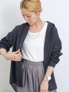 【サマンサモスモス/Samansa Mos2】の【イージーケア】リネン混シャツ 人気、トレンドファッション・服の通販 founy(ファニー) ファッション Fashion レディースファッション WOMEN トップス・カットソー Tops/Tshirt シャツ/ブラウス Shirts/Blouses シンプル Simple チェック Check リネン Linen 無地 Plain Color thumbnail チャコールグレー|ID: prp329100004169546 ipo3291000000028848772