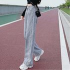 【ミニミニストア/miniministore】のストレートデニムパンツ ハイウエスト美脚 サックス|ID: prp329100004169655 ipo3291000000028849897