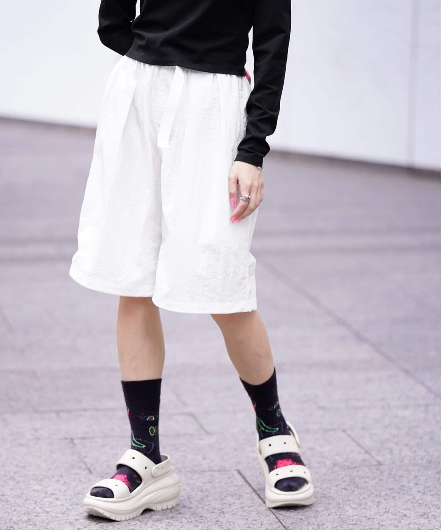 【ジョイントワークス/JOINT WORKS】のNOMANUAL BREEZE BELTED SHORTS NM52SP0 1M1 インテリア・キッズ・メンズ・レディースファッション・服の通販 founy(ファニー) 　ファッション　Fashion　レディースファッション　WOMEN　ホワイト|ID: prp329100004169720 ipo3291000000028850233