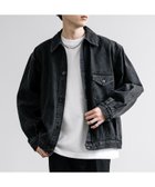 【ロッキーモンロー/Rocky Monroe】の10オンスデニム トラッカージャケット 人気、トレンドファッション・服の通販 founy(ファニー) ファッション Fashion レディースファッション WOMEN アウター Coat Outerwear ジャケット Jackets イタリア Italy ジャケット Jacket デニム Denim フラップ Flap ポケット Pocket ロング Long ヴィンテージ Vintage thumbnail ブラックウォッシュ|ID: prp329100004170537 ipo3291000000028943046