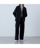 【その他のブランド/Other】の【LA COURBE】SIMPLE V JACKET 人気、トレンドファッション・服の通販 founy(ファニー) ファッション Fashion レディースファッション WOMEN アウター Coat Outerwear ジャケット Jackets 2024年 2024 2024-2025秋冬・A/W Aw/Autumn/Winter/Fw/Fall/2024-2025 おすすめ Recommend シンプル Simple ジャケット Jacket セットアップ Set Up ツイル Twill フィット Fit マニッシュ Mannish エレガント 上品 Elegant thumbnail ネイビー|ID: prp329100004170541 ipo3291000000028943104