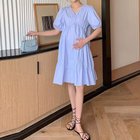 【ミニミニストア/miniministore】のマタニティワンピース 体型カバーワンピ 人気、トレンドファッション・服の通販 founy(ファニー) ファッション Fashion レディースファッション WOMEN ワンピース Dress イエロー Yellow エアリー Airy 春 Spring スリーブ Sleeve デコルテ Decolletage フレア Flare 半袖 Short Sleeve 無地 Plain Color ラベンダー Lavender S/S・春夏 Ss・Spring/Summer 夏 Summer thumbnail ブルーラベンダー|ID: prp329100004170680 ipo3291000000028863941