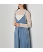 【アナイ/ANAYI】のトリアセベロアキャミソール ワンピース 人気、トレンドファッション・服の通販 founy(ファニー) ファッション Fashion レディースファッション WOMEN ワンピース Dress A/W・秋冬 Aw・Autumn/Winter・Fw・Fall-Winter インナー Inner キャミソール Camisole シンプル Simple スリット Slit フロント Front ベロア Velor ポケット Pocket リラックス Relax thumbnail blue|ID: prp329100004170733 ipo3291000000028864320