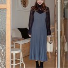 【ミニミニストア/miniministore】のプリーツ キャミソールワンピース ブルー|ID: prp329100004170760 ipo3291000000028864513