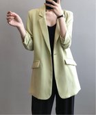 【ミニミニストア/miniministore】のテーラードジャケット レディース 韓国 人気、トレンドファッション・服の通販 founy(ファニー) ファッション Fashion レディースファッション WOMEN アウター Coat Outerwear ジャケット Jackets テーラードジャケット Tailored Jackets ギャザー Gather シンプル Simple ジャケット Jacket 長袖 Long Sleeve フォーマル Formal ロング Long おすすめ Recommend エレガント 上品 Elegant ビジネス 仕事 通勤 Business thumbnail ミントグリーン|ID: prp329100004170816 ipo3291000000028940767