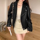 【ミニミニストア/miniministore】のライダーズジャケット ダブル レディース 人気、トレンドファッション・服の通販 founy(ファニー) ファッション Fashion レディースファッション WOMEN アウター Coat Outerwear ジャケット Jackets A/W・秋冬 Aw・Autumn/Winter・Fw・Fall-Winter クール Cool ジャケット Jacket ダブル Double トレンド Trend モダン Modern thumbnail ブラック|ID: prp329100004170819 ipo3291000000028940795