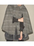 【リリーブラウン/Lily Brown】のミドル丈ケープコート 人気、トレンドファッション・服の通販 founy(ファニー) ファッション Fashion レディースファッション WOMEN アウター Coat Outerwear コート Coats エレガント 上品 Elegant チェック Check デニム Denim バランス Balance ボトム Bottom ミドル Middle 人気 Popularity 無地 Plain Color 軽量 Lightweight thumbnail CHECK[931]|ID: prp329100004170834 ipo3291000000028865183