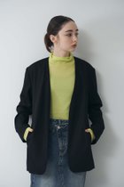 【その他のブランド/Other】のTRカラーレスジャケット 人気、トレンドファッション・服の通販 founy(ファニー) ファッション Fashion レディースファッション WOMEN アウター Coat Outerwear ジャケット Jackets カットソー Cut And Sew カーディガン Cardigan ジャケット Jacket スニーカー Sneakers セットアップ Set Up ビジネス 仕事 通勤 Business リラックス Relax thumbnail ブラック|ID: prp329100004170835 ipo3291000000028941033