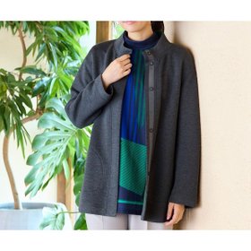 【ロブジェ/LOBJIE】のソフトダンボールジャケット 人気、トレンドファッション・服の通販 founy(ファニー) ファッション Fashion レディースファッション WOMEN アウター Coat Outerwear ジャケット Jackets ジャケット Jacket スタンド Stand ストレッチ Stretch トレンド Trend 定番 Standard 人気 Popularity 長袖 Long Sleeve ポケット Pocket リラックス Relax おすすめ Recommend |ID:prp329100004170854