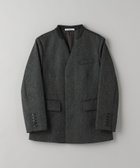 【ビューティ&ユース ユナイテッドアローズ/BEAUTY&YOUTH / UNITED ARROWS】のクラシックノーカラー ジャケット 人気、トレンドファッション・服の通販 founy(ファニー) ファッション Fashion レディースファッション WOMEN アウター Coat Outerwear ジャケット Jackets ノーカラージャケット No Collar Leather Jackets おすすめ Recommend クラシック Classic ジャケット Jacket デニム Denim トレンド Trend フェミニン Feminine フロント Front ヘリンボーン Herringbone ボトム Bottom マニッシュ Mannish ミニスカート Mini Skirt ロング Long 羽織 Haori thumbnail DK.GRAY|ID: prp329100004170867 ipo3291000000028942650