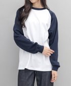 【エーエムエス/A.M.S】のGoodwear ロングスリーブ ラグラン Tシャツ 長袖 袖リブ バイカラー 人気、トレンドファッション・服の通販 founy(ファニー) ファッション Fashion レディースファッション WOMEN トップス・カットソー Tops/Tshirt シャツ/ブラウス Shirts/Blouses ロング / Tシャツ T-Shirts インナー Inner カーゴパンツ Cargo Pants シンプル Simple スペシャル Special スリーブ Sleeve ダブル Double デニム Denim 長袖 Long Sleeve 別注 Special Order メンズ Mens 無地 Plain Color ルーズ Loose レギュラー Regular ロング Long おすすめ Recommend thumbnail ネイビー|ID: prp329100004170897 ipo3291000000028866302