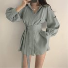 【ミニミニストア/miniministore】のセットアップ レディース 春夏 シャツ ブルーグレー|ID: prp329100004170921 ipo3291000000028866796