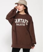 【イング/INGNI】のカレッジロゴブロークン裏毛TOPs 人気、トレンドファッション・服の通販 founy(ファニー) ファッション Fashion レディースファッション WOMEN トップス・カットソー Tops/Tshirt インナー Inner クラッシュ Crash ビッグ Big プリント Print thumbnail ブラウン|ID: prp329100004171006 ipo3291000000028951803