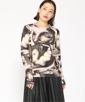 【デシグアル/Desigual】のSURREALISMO Tシャツロングスリーブ 人気、トレンドファッション・服の通販 founy(ファニー) ファッション Fashion レディースファッション WOMEN トップス・カットソー Tops/Tshirt シャツ/ブラウス Shirts/Blouses ロング / Tシャツ T-Shirts カラフル Colorful シューズ Shoes スリーブ Sleeve デニム Denim パターン Pattern パッチワーク Patchwork プリント Print メンズ Mens ロング Long |ID:prp329100004171008