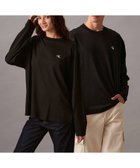 【カルバンクライン/Calvin Klein】の【公式ショップ】 カルバンクライン 2枚セット ユニセックス CK ロゴ ロングスリーブ Tシャツ Calvin Klein Jeans J400464 人気、トレンドファッション・服の通販 founy(ファニー) ファッション Fashion レディースファッション WOMEN トップス・カットソー Tops/Tshirt シャツ/ブラウス Shirts/Blouses ロング / Tシャツ T-Shirts インナー Inner シンプル Simple ジーンズ Jeans スリーブ Sleeve フィット Fit モダン Modern リラックス Relax ロング Long thumbnail Ck Black|ID: prp329100004171065 ipo3291000000029040311