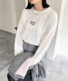 【その他のブランド/Other】の刺繍微起毛ロンTシャツ 人気、トレンドファッション・服の通販 founy(ファニー) ファッション Fashion レディースファッション WOMEN トップス・カットソー Tops/Tshirt シャツ/ブラウス Shirts/Blouses ロング / Tシャツ T-Shirts 2024年 2024 2024-2025秋冬・A/W Aw/Autumn/Winter/Fw/Fall/2024-2025 おすすめ Recommend インナー Inner カーディガン Cardigan シンプル Simple thumbnail オフホワイト|ID: prp329100004171113 ipo3291000000028867951