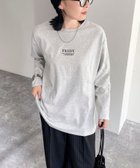 【その他のブランド/Other】の刺繍微起毛ロンTシャツ ライトグレー|ID: prp329100004171113 ipo3291000000028867952