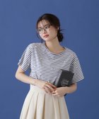 【プロポーション ボディドレッシング/PROPORTION BODY DRESSING】のパールTシャツ 人気、トレンドファッション・服の通販 founy(ファニー) ファッション Fashion レディースファッション WOMEN トップス・カットソー Tops/Tshirt シャツ/ブラウス Shirts/Blouses ロング / Tシャツ T-Shirts カットソー Cut And Sew パール Pearl リラックス Relax thumbnail ブルーボーダー1|ID: prp329100004171118 ipo3291000000028867983