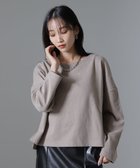 【ナノ ユニバース/nano universe】の起毛カットクルーネックワイドトップス 人気、トレンドファッション・服の通販 founy(ファニー) ファッション Fashion レディースファッション WOMEN トップス・カットソー Tops/Tshirt カットソー Cut And Sew ショルダー Shoulder デコルテ Decolletage ドロップ Drop ベーシック Basic ボトム Bottom ルーズ Loose ロング Long ワイド Wide おすすめ Recommend 2024年 2024 2024-2025秋冬・A/W Aw/Autumn/Winter/Fw/Fall/2024-2025 thumbnail ベージュ|ID: prp329100004171218 ipo3291000000028868672