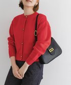 【アーバンリサーチ ロッソ/URBAN RESEARCH ROSSO】のF by ROSSO コットンカシミヤショートカーディガン RED|ID: prp329100004171327 ipo3291000000028869416