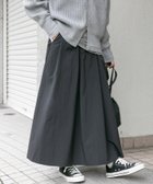 【アーバンリサーチ ドアーズ/URBAN RESEARCH DOORS】のFORK SPOON シャンブレータックスカート 人気、トレンドファッション・服の通販 founy(ファニー) ファッション Fashion レディースファッション WOMEN スカート Skirt 2024年 2024 2024-2025秋冬・A/W Aw/Autumn/Winter/Fw/Fall/2024-2025 A/W・秋冬 Aw・Autumn/Winter・Fw・Fall-Winter 冬 Winter シンプル Simple スウェット Sweat フラット Flat フロント Front ベーシック Basic thumbnail BLACK|ID: prp329100004171773 ipo3291000000028944329