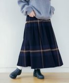 【ビームス ウイメン/BEAMS】のボーイ ビッグタータン スカート 24AW NAVY|ID: prp329100004171793 ipo3291000000029544754