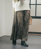 【アンディコール/un dix cors】の《WEB限定》ボカシ柄サテンスカート 人気、トレンドファッション・服の通販 founy(ファニー) ファッション Fashion レディースファッション WOMEN スカート Skirt ウェーブ Wave 秋 Autumn/Fall カットソー Cut And Sew サテン Satin ストレート Straight スニーカー Sneakers タートル Turtle パーカー Hoodie プリント Print ポケット Pocket ミドル Middle おすすめ Recommend エレガント 上品 Elegant thumbnail カーキ|ID: prp329100004171893 ipo3291000000028944123