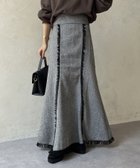 【ゼヴォン/Thevon】のヘリンボンフリンジマーメイドスカート 人気、トレンドファッション・服の通販 founy(ファニー) ファッション Fashion レディースファッション WOMEN スカート Skirt 2024年 2024 2024-2025秋冬・A/W Aw/Autumn/Winter/Fw/Fall/2024-2025 A/W・秋冬 Aw・Autumn/Winter・Fw・Fall-Winter ジャケット Jacket フリンジ Fringe マーメイド Mermaid 楽ちん Easy thumbnail ブラック|ID: prp329100004171897 ipo3291000000028881972