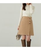 【プロポーション ボディドレッシング/PROPORTION BODY DRESSING】のラメブークレー台形ミニスカート 人気、トレンドファッション・服の通販 founy(ファニー) ファッション Fashion レディースファッション WOMEN スカート Skirt ミニスカート Mini Skirts ミニスカート Mini Skirt ラップ Wrap ロング Long 台形 Trapezoid thumbnail キャメル1|ID: prp329100004171926 ipo3291000000028946752