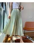 【ミニミニストア/miniministore】のフレア ロングスカート 春夏 ウエストゴム 人気、トレンドファッション・服の通販 founy(ファニー) ファッション Fashion レディースファッション WOMEN スカート Skirt ロングスカート Long Skirt S/S・春夏 Ss・Spring/Summer フレア Flare プリーツ Pleats ロング Long 夏 Summer 春 Spring 楽ちん Easy 無地 Plain Color thumbnail ミントグリーン|ID: prp329100004171964 ipo3291000000028882676