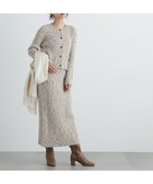 【エヌ ナチュラルビューティーベーシック/N.Natural Beauty basic】のMIXニットカーディガンセットアップ 人気、トレンドファッション・服の通販 founy(ファニー) ファッション Fashion レディースファッション WOMEN トップス・カットソー Tops/Tshirt ニット Knit Tops カーディガン Cardigans おすすめ Recommend カーディガン Cardigan シンプル Simple スリット Slit センター Center thumbnail ベージュ1|ID: prp329100004172000 ipo3291000000028882956