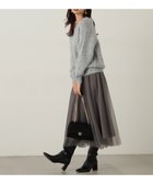 【プロポーション ボディドレッシング/PROPORTION BODY DRESSING】のニット*チュールスカートセットアップ 人気、トレンドファッション・服の通販 founy(ファニー) ファッション Fashion レディースファッション WOMEN セットアップ Setup スカート Skirt チュール Tulle thumbnail グレー|ID: prp329100004172016 ipo3291000000029468205