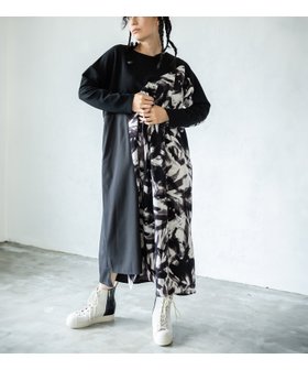 【オズモーシス/OSMOSIS】の切替フロントタックワンピース 人気、トレンドファッション・服の通販 founy(ファニー) ファッション Fashion レディースファッション WOMEN ワンピース Dress クラシカル Classical プリーツ Pleats 切替 Switching |ID:prp329100004172127