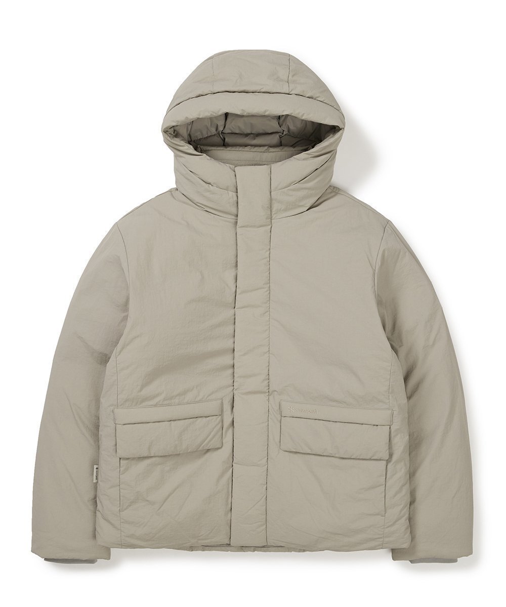 【スノーピーク/SNOW PEAK】のCity Camper hood heavy down jacket インテリア・キッズ・メンズ・レディースファッション・服の通販 founy(ファニー) 　ファッション　Fashion　レディースファッション　WOMEN　アウター　Coat Outerwear　ジャケット　Jackets　アウトドア　Outdoor　カフス　Cuffs　コレクション　Collection　抗菌　Antibacterial　ストリング　String　A/W・秋冬　Aw・Autumn/Winter・Fw・Fall-Winter　BEIGE GREY|ID: prp329100004172157 ipo3291000000028883949