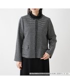 【レリアンプラスハウス/Leilian PLUS HOUSE】のジャケット 人気、トレンドファッション・服の通販 founy(ファニー) ファッション Fashion レディースファッション WOMEN アウター Coat Outerwear ジャケット Jackets A/W・秋冬 Aw・Autumn/Winter・Fw・Fall-Winter コンパクト Compact シンプル Simple ジャケット Jacket スリット Slit ツイード Tweed バランス Balance フラップ Flap フロント Front ボーダー Border ポケット Pocket エレガント 上品 Elegant 秋 Autumn/Fall thumbnail ブラック|ID: prp329100004172179 ipo3291000000028941991