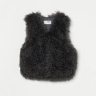 【エリオポール/heliopole】のWAVY FUR SHORT GILET 人気、トレンドファッション・服の通販 founy(ファニー) ファッション Fashion レディースファッション WOMEN アウター Coat Outerwear トップス・カットソー Tops/Tshirt ベスト/ジレ Gilets/Vests シンプル Simple フィット Fit プレミアム Premium thumbnail チャコールグレー|ID: prp329100004172234 ipo3291000000028941803