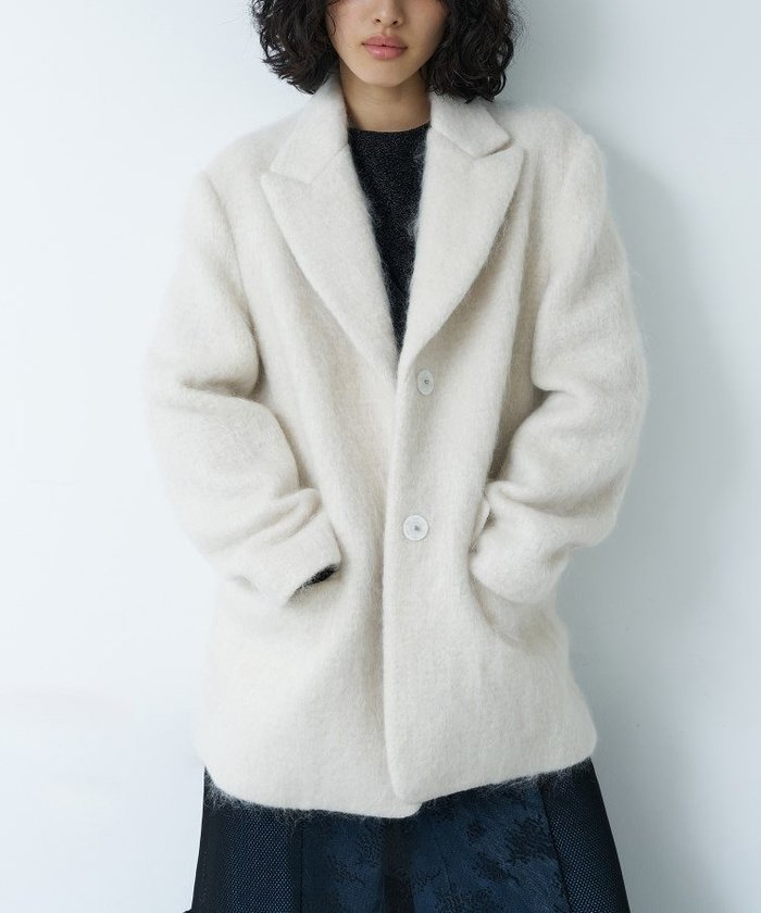 【ドレステリア/DRESSTERIOR】のshaggy jacket coat インテリア・キッズ・メンズ・レディースファッション・服の通販 founy(ファニー) https://founy.com/ ファッション Fashion レディースファッション WOMEN アウター Coat Outerwear コート Coats ジャケット Jackets 2024年 2024 2024-2025秋冬・A/W Aw/Autumn/Winter/Fw/Fall/2024-2025 おすすめ Recommend シンプル Simple ジャケット Jacket デニム Denim レース Race |ID: prp329100004172237 ipo3291000000028941826