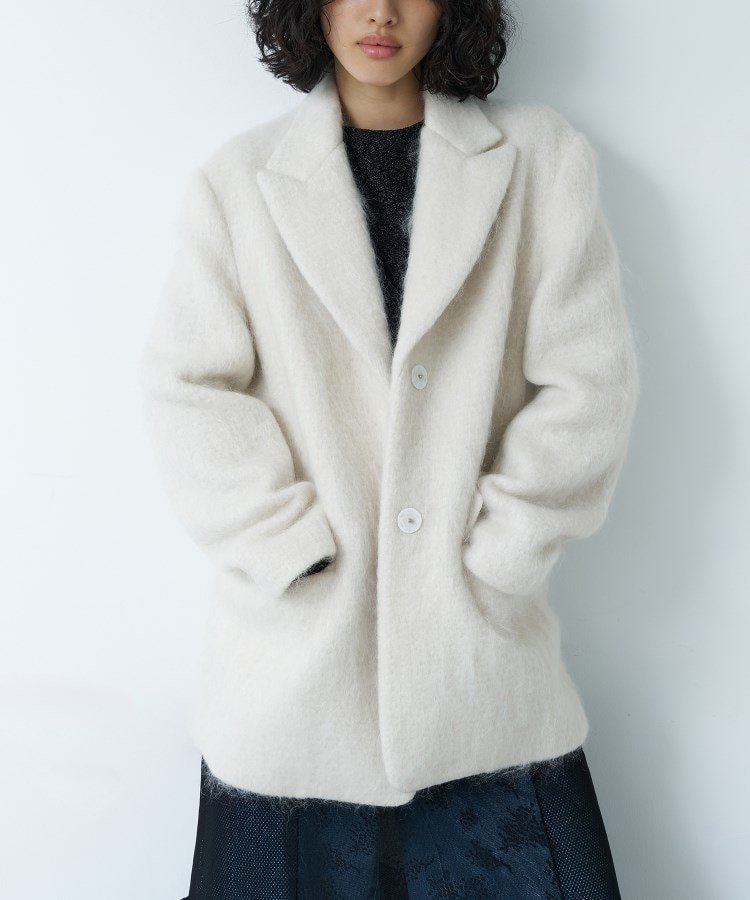 【ドレステリア/DRESSTERIOR】のshaggy jacket coat 人気、トレンドファッション・服の通販 founy(ファニー) 　ファッション　Fashion　レディースファッション　WOMEN　アウター　Coat Outerwear　コート　Coats　ジャケット　Jackets　2024年　2024　2024-2025秋冬・A/W　Aw/Autumn/Winter/Fw/Fall/2024-2025　おすすめ　Recommend　シンプル　Simple　ジャケット　Jacket　デニム　Denim　レース　Race　 other-1|ID: prp329100004172237 ipo3291000000028941826