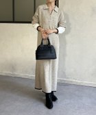 【ゼヴォン/Thevon】の袖先配色ハーフジップニットワンピース 人気、トレンドファッション・服の通販 founy(ファニー) ファッション Fashion レディースファッション WOMEN ワンピース Dress ニットワンピース Knit Dresses 2024年 2024 2024-2025秋冬・A/W Aw/Autumn/Winter/Fw/Fall/2024-2025 A/W・秋冬 Aw・Autumn/Winter・Fw・Fall-Winter スリット Slit トレンド Trend thumbnail ベージュ|ID: prp329100004172261 ipo3291000000028884878