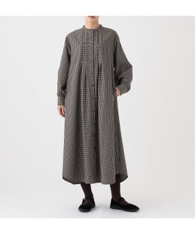 【アフタヌーンティー リビング/Afternoon Tea LIVING】のチェックタックワンピース 人気、トレンドファッション・服の通販 founy(ファニー) ファッション Fashion レディースファッション WOMEN ワンピース Dress ギャザー Gather スリーブ Sleeve チェック Check バランス Balance ベスト Vest エレガント 上品 Elegant |ID:prp329100004172310