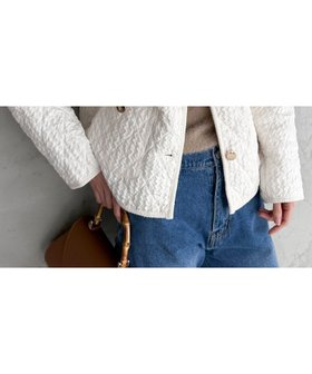 【ドゥ アルシーヴ/Doux archives】のエンボスキルトジャケット 人気、トレンドファッション・服の通販 founy(ファニー) ファッション Fashion レディースファッション WOMEN アウター Coat Outerwear ジャケット Jackets オケージョン Occasion キルティング Quilting コンパクト Compact ジャケット Jacket バランス Balance ラグジュアリー Luxury エレガント 上品 Elegant |ID:prp329100004172321