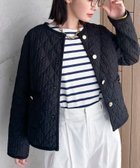 【ドゥ アルシーヴ/Doux archives】のエンボスキルトジャケット 人気、トレンドファッション・服の通販 founy(ファニー) ファッション Fashion レディースファッション WOMEN アウター Coat Outerwear ジャケット Jackets オケージョン Occasion キルティング Quilting コンパクト Compact ジャケット Jacket バランス Balance ラグジュアリー Luxury エレガント 上品 Elegant thumbnail BLACK|ID: prp329100004172321 ipo3291000000028885148